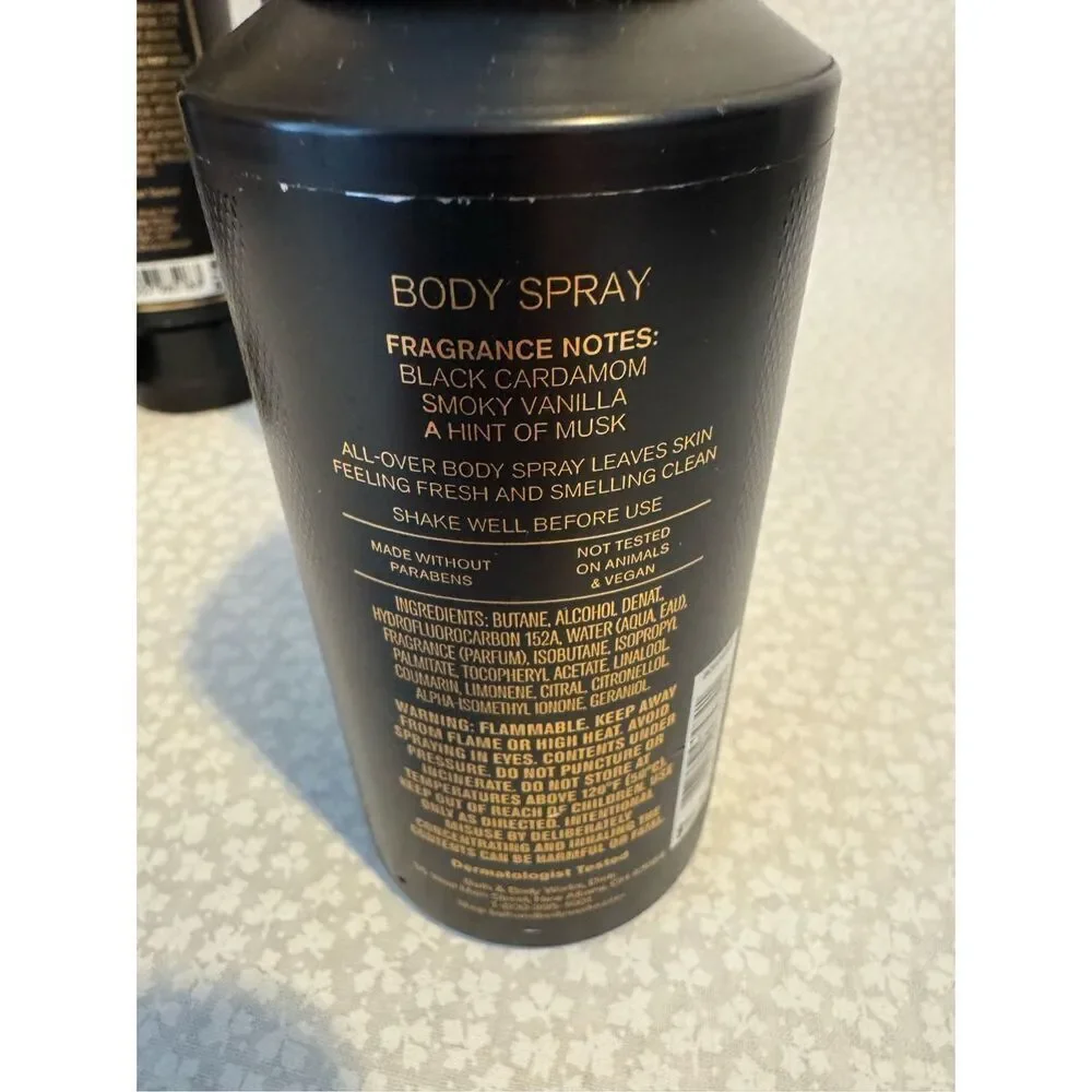 Bath and Body Works Men’s NOIR 4 Piece Set